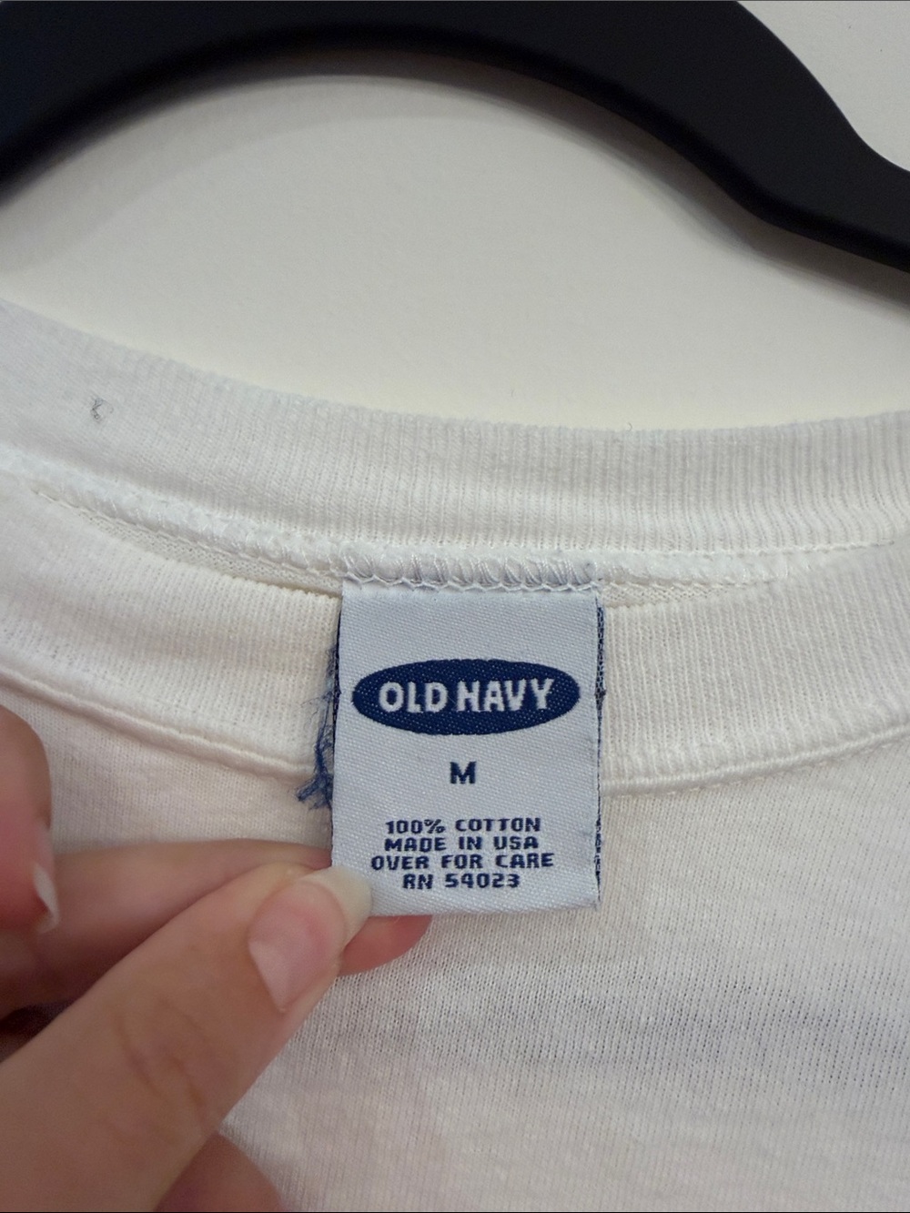 Old Navy White Tee with American Flag Graphic - Picture 2 of 11